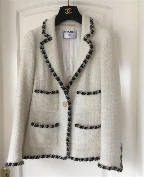 chanel white jackets